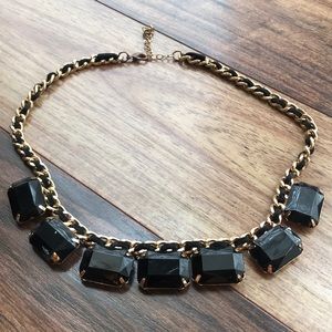 Black and Gold accent necklace.